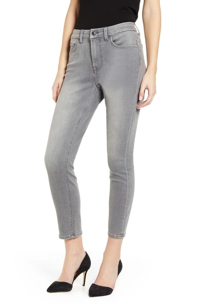 Shop Jen7 By 7 For All Mankind High Waist Ankle Skinny Jeans In Grey