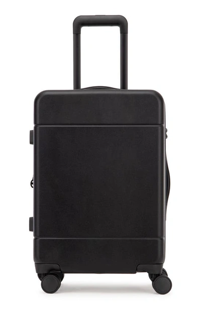 Shop Calpak Hue 22-inch Expandable Carry-on Suitcase In Black