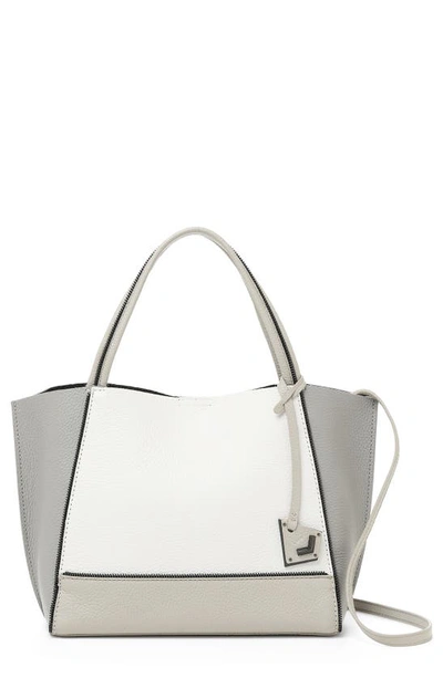 Shop Botkier Bite Size Soho Leather Tote In Dove Combo