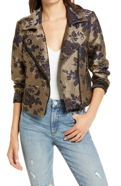 Brocade moto shop jacket