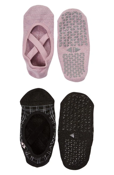 Shop Tavi Noir Grip Chloe Assorted 2-pack Crisscross No-show Socks
