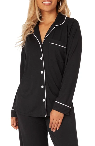 Shop Lively The All Day Lounge Shirt In Jet Black