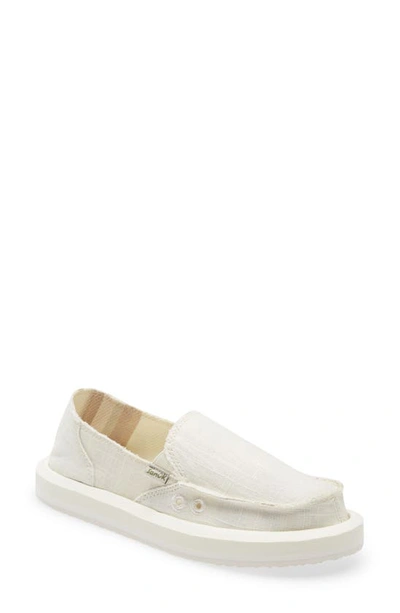 Shop Sanuk Donna Slip-on Sneaker In White