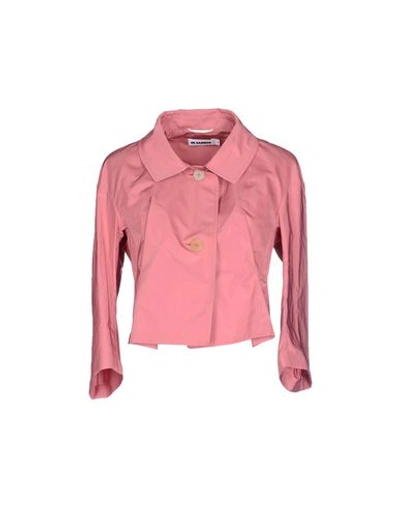 Shop Jil Sander Blazer In Pastel Pink