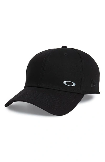 Shop Oakley Tinfoil Baseball Cap In Black