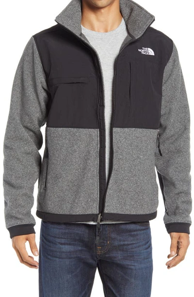 Shop The North Face Denali 2 Jacket In Charcoal Grey Heather