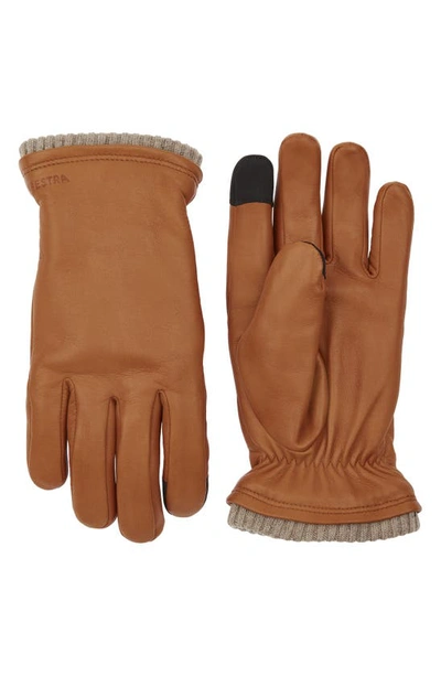 Shop Hestra John Sheepskin Gloves In Cork