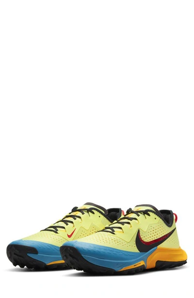 Shop Nike Air Zoom Terra Kiger 7 Trail Running Shoe In Yellow/ Blue