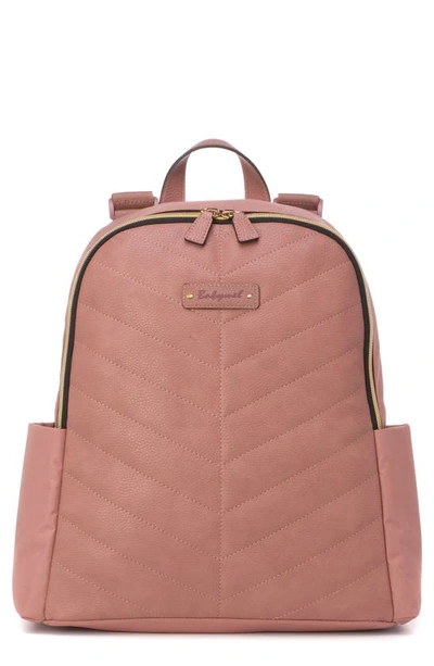 Shop Babymel Gabby Diaper Backpack In Dusty Pink