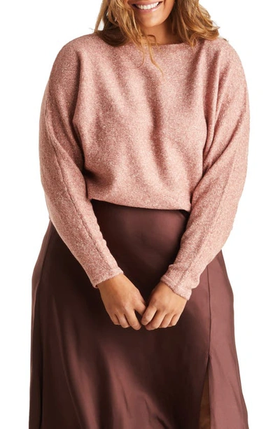 Shop Estelle Sadie Sweater In Blush