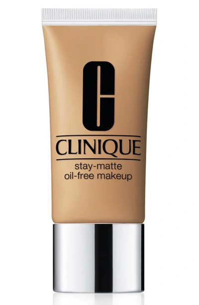 Shop Clinique Stay-matte Oil-free Makeup Foundation, 1 oz In 19 Sand