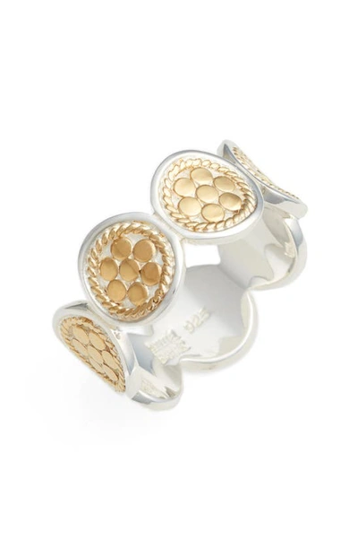 Shop Anna Beck Signature Multi Disc Band Ring In Gold