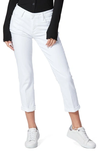 Shop Paige Brigitte Crop Boyfriend Jeans In Crisp White