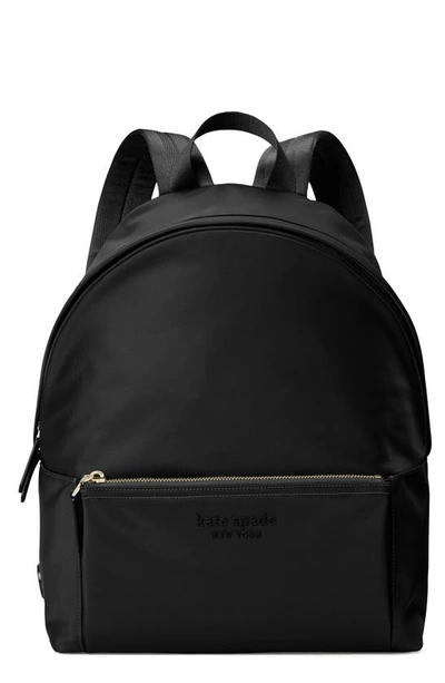 Shop Kate Spade Large City Nylon Backpack In Black