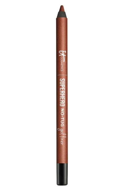 Shop It Cosmetics Superhero No-tug Gel Eyeliner In Cosmic Copper