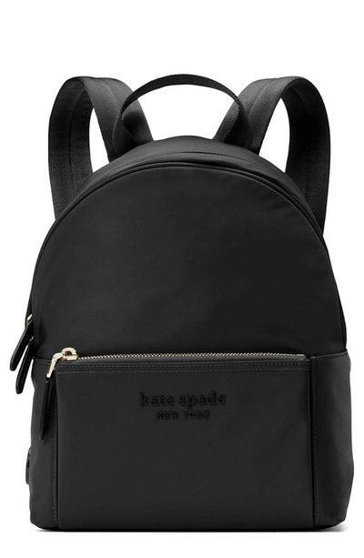 Shop Kate Spade Medium The City Nylon Backpack In Black
