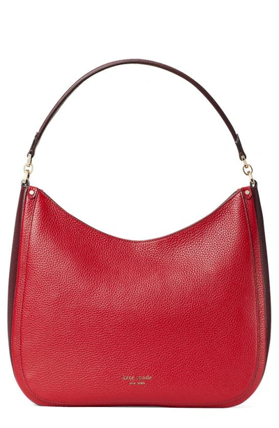 Buy KATE SPADE Roulette Pebbled Leather Hobo Bag