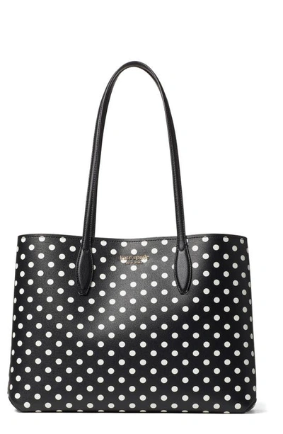 Shop Kate Spade Lady Dot All Day Large Tote In Black Multi