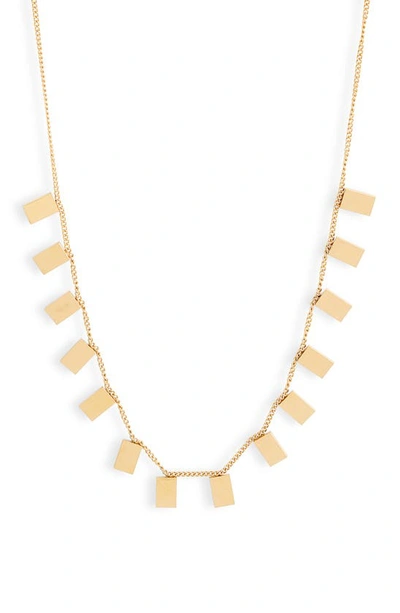 Shop Bracha Bar Pendant Necklace In Gold