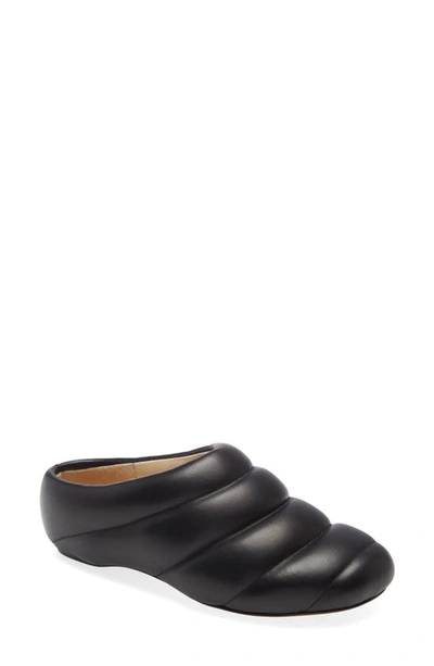 Shop Proenza Schouler Rondo Puffy Quilted Slip-on Shoe In Black