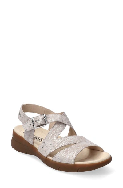 Shop Mephisto Eva Slingback Sandal In Light Sand Leather