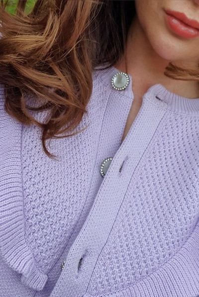 Shop Alice & Blair The Penny Knit In Lilac