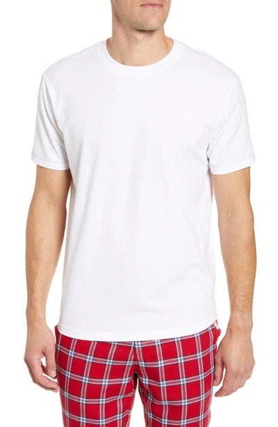 Shop Ugg Henrie Crewneck Cotton T-shirt In White
