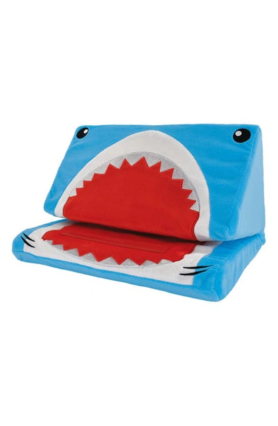 Shop Iscream Shark Tablet Pillow In Blue