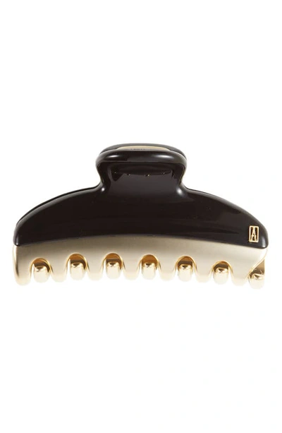 Alexandre De Paris Vendome Hair Clip In Black Gold