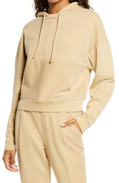 Shop Alo Yoga Washed Avenue Hoodie In Putty Wash
