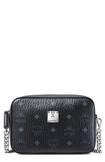 Shop Mcm Visetos Original Crossbody Bag In Black