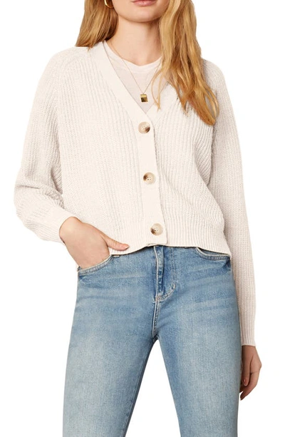 Shop Cupcakes And Cashmere Swift Cardigan In Birch White