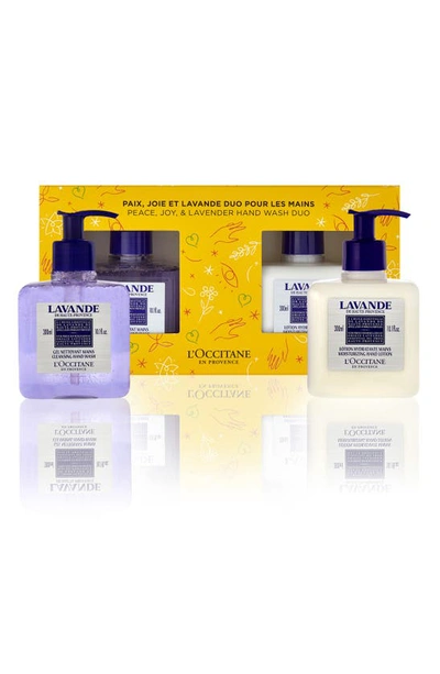 Shop L'occitane Lavender Full Size Skin Care Duo