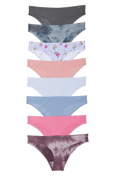 Shop Honeydew Intimates Skinz 8-pack Hipster Panties In Assorted