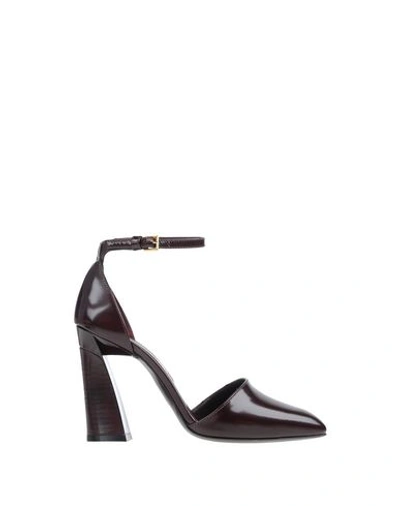 Marni Pump In Maroon