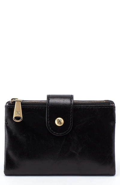 Shop Hobo Ray Leather Bifold Wallet In Black