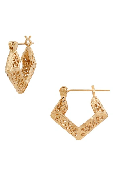Shop Set & Stones Bennett Hoop Earrings In Gold