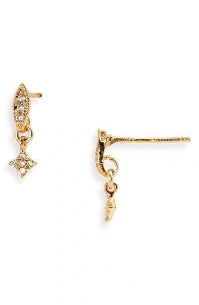Shop Set & Stones Kirra Drop Earrings In Gold