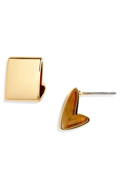 Shop Jenny Bird All Love Stud Earrings In High Polish Gold