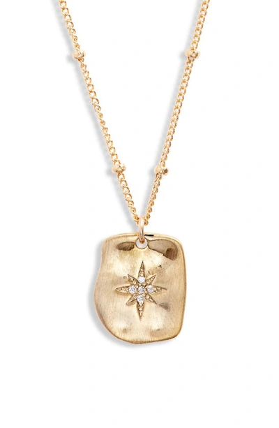Shop Set & Stones Alyssa Star Pendant Necklace In Gold