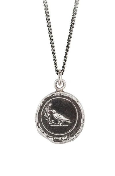 Shop Pyrrha Creativity Pendant Necklace In Silver