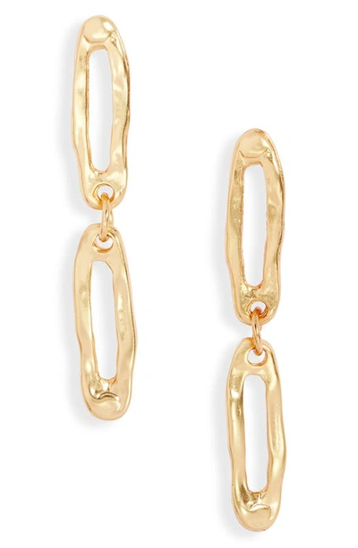 Shop Karine Sultan Pendant Drop Earrings In Gold