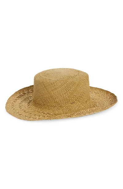 Shop Saint Laurent Honolulu Straw Hat In Natural