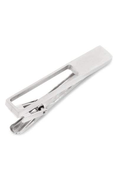 Shop Cufflinks, Inc . Die Cut Stainless Steel Tie Clip In Silver