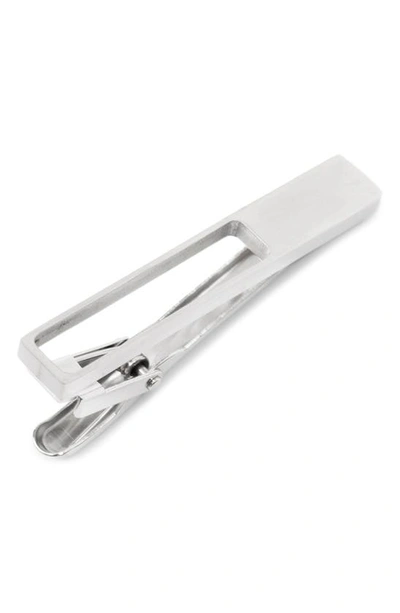 Shop Cufflinks, Inc Die Cut Stainless Steel Tie Clip In Silver