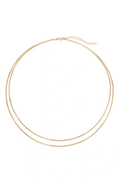 Shop Brook & York Emma Double Strand Necklace In Gold