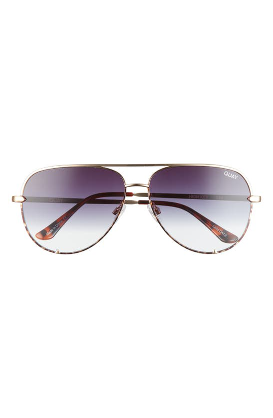 high key 62mm oversize aviator sunglasses