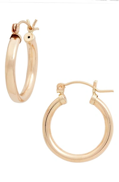 Shop Set & Stones Colette Hoop Earrings In Gold