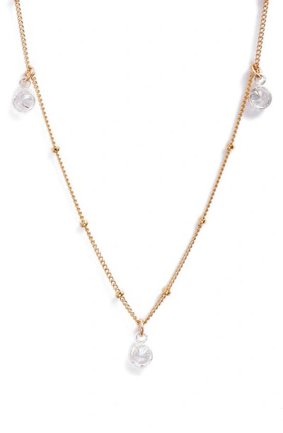 Shop Set & Stones Parker Station Necklace In Gold