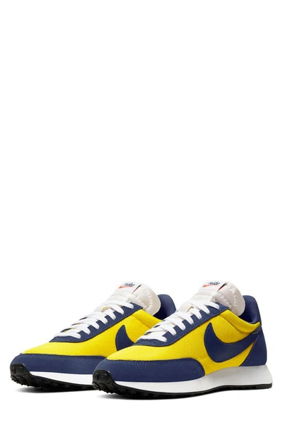 Shop Nike Air Tailwind 79 Sneaker In Yellow/ Midnight Navy/ White